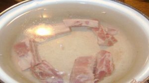 Гороховый суп со свиными ребрышками