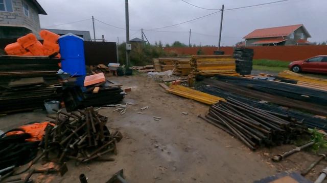 Монолитный частный дом одноэтажный с плоской крышей/обзор /монолитные стены из бетона- 4 серия