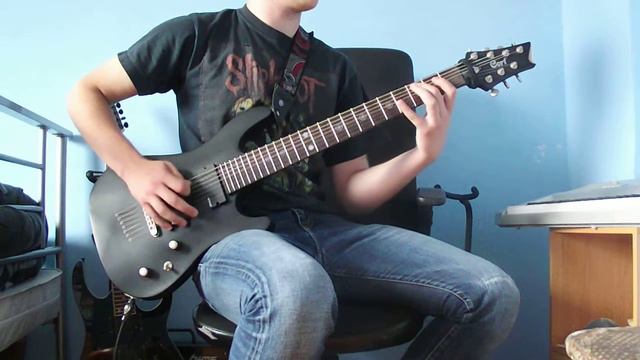 PARADISE LOST - Beneath Broken Earth cover guitar смотреть онлайн