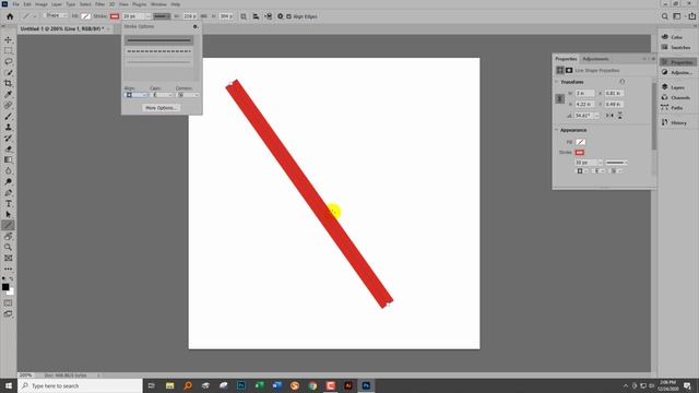 Photoshop 2021 - Line Tool Broken - Quick and easy fix! SOLVED смотреть онлайн