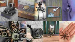 Delightful art: Stunning scrap metal decor idea