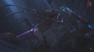 Керриган и Артанис шинкуют гибрида)