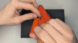 Greek Alphabet Lore A (Alpha) Needlefelt Wool Art