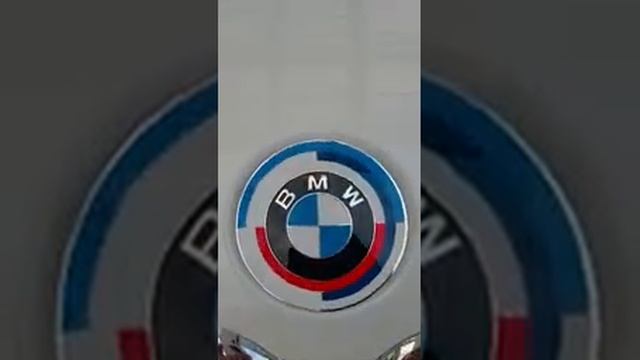 4K//install//50 YEARS OF BMW M ANNIVERSARY EMBLEM//