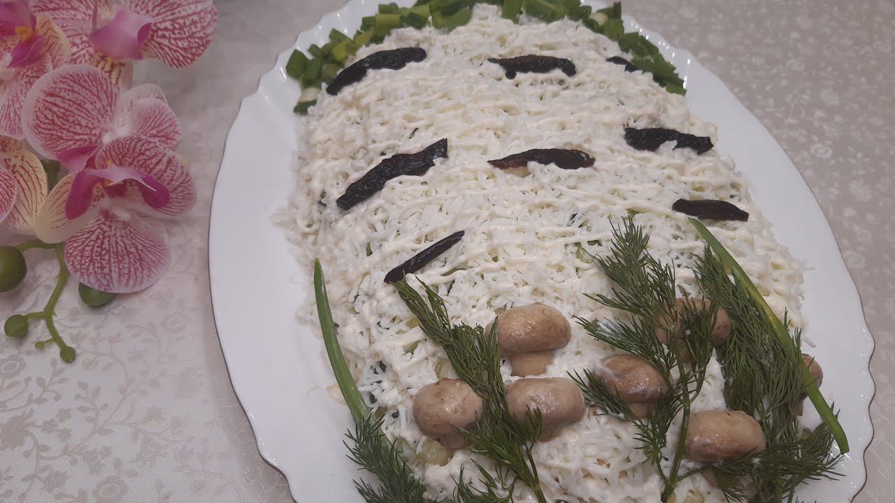 Салат с черносливом БЕРЁЗКА ✅ Очень сочный,ПРАЗДНИЧНЫЙ САЛАТ смотреть онлайн