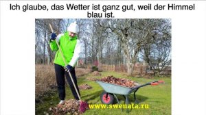 Im Garten I Gartenarbeiten I Bildbeschreibung A2 - B1