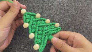 РОЖДЕСТВЕНСКАЯ ЕЛКА ИЗ МАКРАМЕ СВОИМИ РУКАМИ новый год