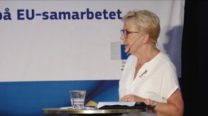 EU i Almedalen 2022: Kerstin Lundgren, Centerpartiet