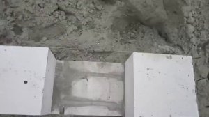 2. Цоколь из газобетона.
