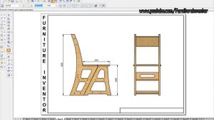 Стул трансформер (стул стремянка) чертёж. Часть 2. DIY Step Ladder Chair of plywood. Part 2.