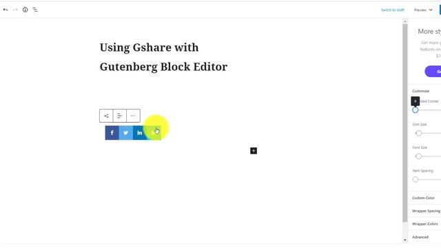 How to Add Social Media Share Icons on Gutenberg Block Editor- Gshare смотреть онлайн