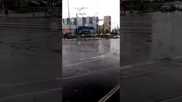 трамвай "Чижик" 63. метро Ладожская-улица Передовиков смотреть онлайн