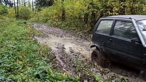 Доработанная Ока на бездорожье