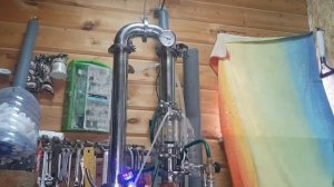 тарельчатая колонна от DISTILEX в работе