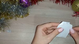 оригами ЗАКЛАДКА чайный пакетик