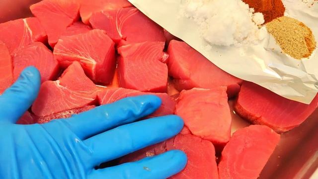 Дегидратор RawMid RMD-10 Обзор / Мастер класс по бездымному копчению рыбы Тунца и Пангасиуса рецепт смотреть онлайн