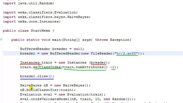 Weka Tutorial 15: Java API 101 (Application) смотреть онлайн