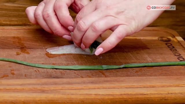 Рыбные рулетики со спаржей - Рецепты от Со Вкусом
