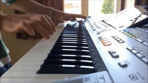 Gypnorion - Serenity - Piano Keyboard Synth Cover LIVE by SLADA