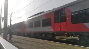 Электропоезд "ЭС2Г" "Ласточка" сообщением Калининград Юж. - Зеленоградск-Новый ст. Рябиновка