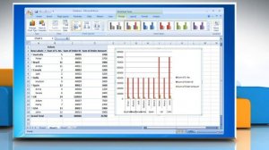 Microsoft® Excel 2007: How to convert PivotChart to a standard chart on Windows® 7