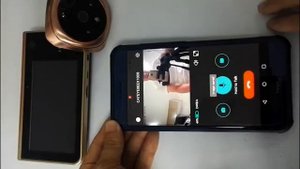 Topvico Doorbell Video Peephole Wifi Doorbell Camera 4 3  Monitor Motion Detection Door Viewer Vide