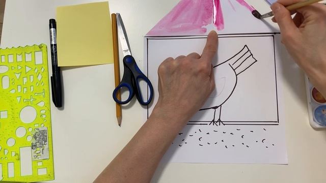 Подготовка к школе 5-7 лет. Бумажная кормушка для птиц. Детская поделка своими руками.