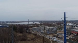 Ускоренное воспроизведение видео в 100 раз | Дмитровское шоссе | Город Долгопрудный | 1