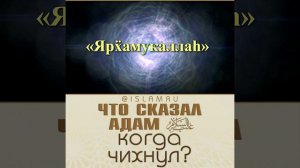 Что сказал Адам, когда чихнул?