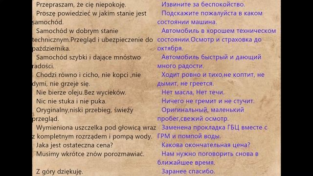 ПОЛЬСКИЙ ЯЗЫК. ЛЁГКИЙ УРОВЕНЬ. ВИДЕО 12. смотреть онлайн