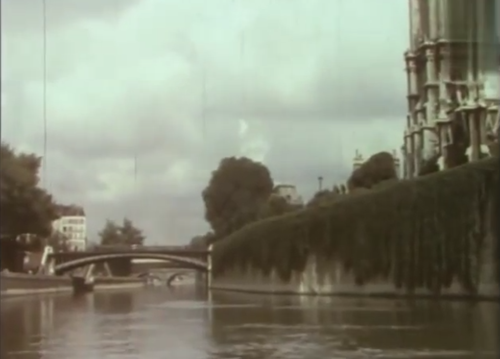 Кинохроника, Франция. Париж на реке Сене (1950-1955). France. Paris on the river Seine
