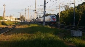 ЭВС2-01 "Сапсан" на перегоне Кулицкая - Дорошиха