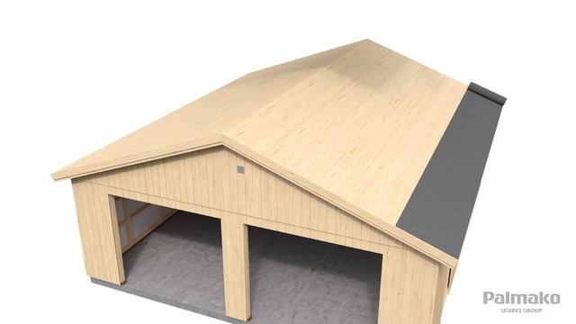 Гараж Palmako Nordic+ монтаж смотреть онлайн