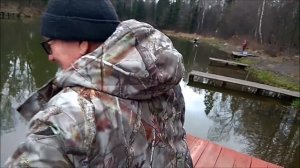 Ловим форель на бомбарду. Клёвое место, Лосиный остров.