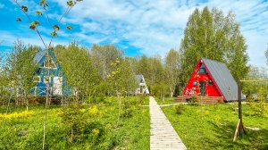 Видеоинструкция по проживанию в А-фрейм домах