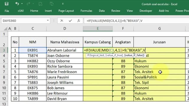 Soal Tes Excel Part1 смотреть онлайн