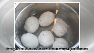 Варим яйца, которые можно почистить за пару секунд