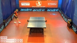 Настольный теннис матч 18012018 5 Сергей Савельев Андрей Карпов