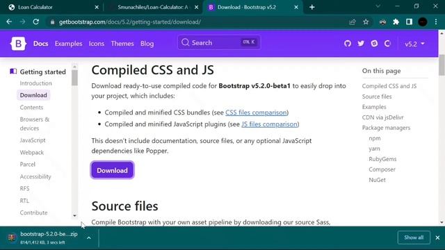 Loan Calculator, JavaScript and Bootstrap - #1 Intro
