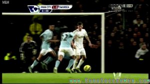 EUROSOCCERWEB.com - Tevez Goal vs Swansea