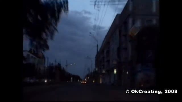 ночной город, Барнаул, проспект Ленина смотреть онлайн