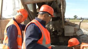 Новый строящийся мост в поселке Могзон