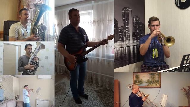 Поздравление с Днем ветеранов Внутренних Войск от оркестра Курской Росгвардии смотреть онлайн