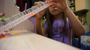 плетение резинками на станке