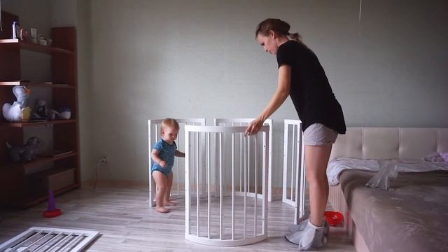Cобрала детскую кроватку сама. Обзор детской кроватки Дрема. Мамские будни смотреть онлайн
