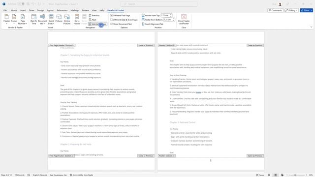 [2023] - Page Numbers in Word Starting from a Specific Page, Page Numbers in Word Different Section