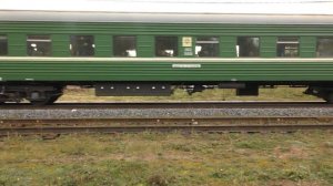 Паровоз Су250-74 с пригородным поездом Бологое - Осташков