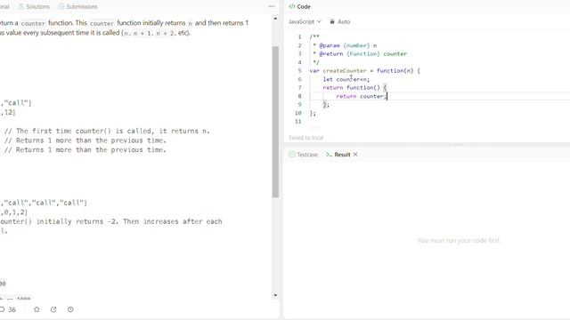 Day -2 || JavaScript - 30 Days Challenge || LeetCode - Problem 2620