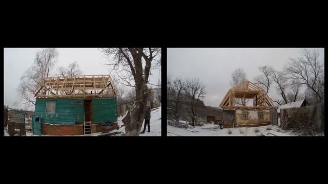 Демонтаж старой кровли и монтаж новой! смотреть онлайн