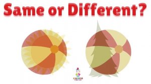 SAME and DIFFERENT for Kids! (Compare and Contrast OPPOSITE Words) | Toddler Learning Videos